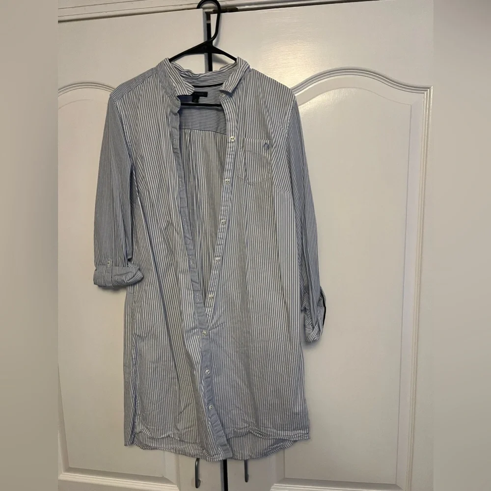 Tommy Hilfiger Blue Striped dress - Picture 1 of 4